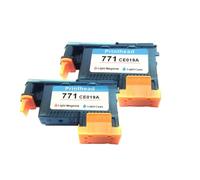 VVHKMSIL 2pcs Tread d'impression Compatible avec Imprimante Design Jet 771 Z6200 Compatible avec 771 Magenta Light Cyan