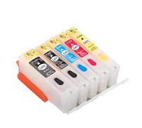 VVHKMSIL 5 Couleurs Cartouche à Encre Vide Compatible 470 471 PGI470 CLI471 Compatible avec MG5740 MG6840 MG7740 Printers