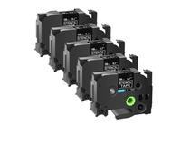 VVHKMSIL 5 pcs 18/26 / 36 mm de Gravure de Gravure de Cassette de Bande Non adhésive Compatible avec Les modèles d'imprimante STE-141 STE-151 STE-161(18mm)