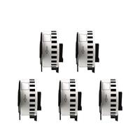 VVHKMSIL 5 Roll Compatible avec DK11209 Thermal Label 11201 11202 11203 11204 11208 11209 22205 22210 Ajustement Universel Compatible avec l'imprimante d'étiquette QL(DK-22210)
