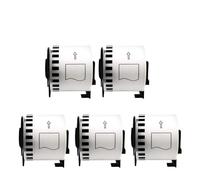 VVHKMSIL 5 Roll Compatible avec DK11209 Thermal Label 11201 11202 11203 11204 11208 11209 22205 22210 Ajustement Universel Compatible avec l'imprimante d'étiquette QL(DK-22205)