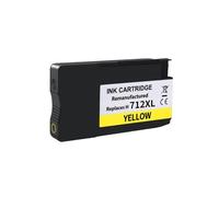VVHKMSIL 712 3ED68A 712 Carrie DE Couleur À L'ENK Jet DE Couleur Compatible avec DESIGNJET T650 T250 T210 T230 IMPRIMES 37D71A(Yellow)