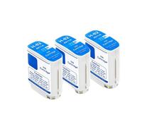 VVHKMSIL 82 82 CH565A Black Ink Cartridge 3 PCS Remplacement Compatible Compatible avec Designje(Cyan)