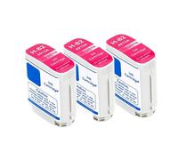 VVHKMSIL 82 82 CH565A Black Ink Cartridge 3 PCS Remplacement Compatible Compatible avec Designje(Magenta)