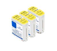 VVHKMSIL 82 82 CH565A Black Ink Cartridge 3 PCS Remplacement Compatible Compatible avec Designje(Yellow)