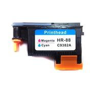 VVHKMSIL 88 Compatible avec la tête d'impression rénovée WithC9381A C9382A K550 K5300 K5400 K8600 L7000 L7480 7550 7580 Printers(1X MC)