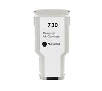 VVHKMSIL Cartouche à Encre Compatible 300 ML Compatible avec la série 730 Works with DesignJet T1600 T1700 T2600 Imprimantes(Photo Black)
