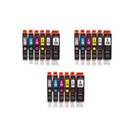 VVHKMSIL Cartouche à Encre Compatible Compatible avec PGI225 CLI226 PGI225 CLI226 Fonctionne avec IP4820 IP4920 MG6220 MG6120 MG5320 MX882(6color 3 Set)