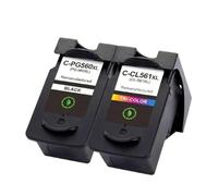 VVHKMSIL Cartouche à Encre de Couleur rénovée PG560 PG560XL PG-560 PG 560 CL 561 Compatible avec l'imprimante TS5350 TS5351(Black 1pc)