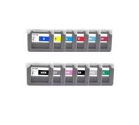 VVHKMSIL Cartouche à Encre Encre Compatible 330 ML PFI-306 Compatible avec IPF8300 IPF8300S IPF8400 IPF8400S IPF9400 Imprimantes IPF9410I avec Encre complète(1PCS GY)