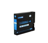VVHKMSIL Cartouche à Encre PGI2200 PGI2200XL Compatible avec Les imprimantes maxify IB4020 IB4120 MB5020 MB5120 MB5320 MB5420(Cyan)