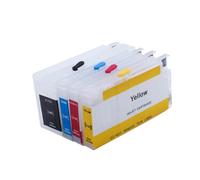 VVHKMSIL Cartouche à Encre Rechargeable avec Puce d'arc Compatible avec 952 953 954 955 Compatible avec OfficeJet Pro 7720 7740 8210 8216 8710 8720 8740 Printers