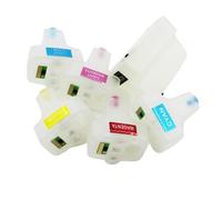 VVHKMSIL Cartouche à Encre Rechargeable avec Puce permanente Compatible avec C7180 C7280 C8180 D6160 D7160 D7360 D7460 Compatible avec 363 02 177(801)