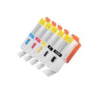 VVHKMSIL Cartouche à Encre Rechargeable PGI 150 CLI 151 Compatible avec MG5410 MG5510 MG5610 MG6410 MG6610 IP7210 MX721 IX6810(Empty)