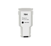 VVHKMSIL Cartouche à l'encre à Jet d'encre Compatible 764 C1Q17A C1Q16A C1Q13A C1Q14A Compatible avec l'imprimante Designjet T3500 Fonctionne avec la série 764(MBK)