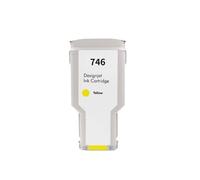 VVHKMSIL Cartouche d'encre 746 747 P2V82A P2V83A P2V80A Compatible avec Une Utilisation avec Design Jet Z9 + imprimante Compatible avec 746 Imprimante à Jet d'encre(Yellow)