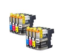 VVHKMSIL Cartridge Ink LC101 LC103 Compatible avec DCP-J152W MFC-J245 MFC-J285DW MFC-J450DW MFC-J470DW MFC-J475DW Primer(2 Set)