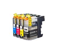 VVHKMSIL Cartridge Ink LC101 LC103 Compatible avec DCP-J152W MFC-J245 MFC-J285DW MFC-J450DW MFC-J470DW MFC-J475DW Primer(1set)