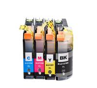 VVHKMSIL Cartridge Ink LC127 LC127XL LC125XL Travaille avec MFC-J245 J470DW J650DW J870DW J4410DW J4510DW Imprimantes