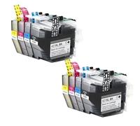 VVHKMSIL Compatible 421XL LC421XL LC421 CARTRIDE À L'ENK Fonctionne avec DCP-J1050DW MFC-J1010DW DCP-J1140DW Capacité Standard(2 Set)