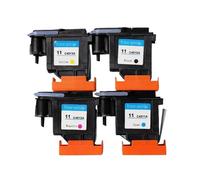 VVHKMSIL Compatible avec Les modèles d'imprimante Designjet 70 100 110 500 510 500PS, Remplacement Compatible avec numéro de pièce C4810A C4811A C4812A C4813A(1 Set)