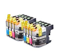 VVHKMSIL Compatible Ink Cartridge for LC227XL LC225XL LC227 LC225 Works with DCP-J4120DW MFC-J4420DW MFC-J4620DW MFC-J4625DW Printers(2 Set)