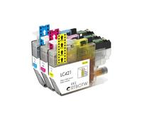 VVHKMSIL Compatible LC421XL LC421 421XL CARTRIDE À L'ENK Fonctionne avec DCP-J1050DW MFC-J1010DW DCP-J1140DW(3pcs Color)