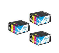 VVHKMSIL Ensemble de Cartouche d'encre C180F Compatible avec l'imprimante IJM C180F(3 Set)