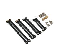 VVHKMSIL Ensemble de Chariots d'accessoires de Mise à Niveau en métal, Compatible avec FMS Fire Horse EAZYRC 1/18 Thunder Storm RC Voiture télécommandée(Black)