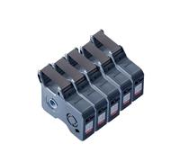 VVHKMSIL Numéro de Ligne C1 Machine Compatible Ribbon Ribbon à Base de résine à Base de résine 14 2 mm x 80m Noir approprié(5pk)