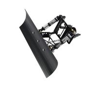 VVHKMSIL Outil de Chenille de Pelle à Sable de Neige de Chasse-Neige réglable en Aluminium 1/18 Compatible avec la Voiture sur chenilles RC Bronco(Black)