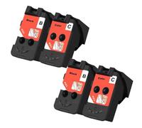 VVHKMSIL Print Head QY6 8001 QY6 8017 Compatible avec la Cartouche d'encre CA91 CA92 Fonctionne avec G1100 G1110 G2100 G2110 G3100 G3110 G4100 G4110(2Black 2Color)