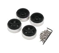 VVHKMSIL Raccord de Roue en métal Compatible avec Voiture télécommandée FMS Fire Horse EAZYRC 1/18 Thunder Storm RC(Black)