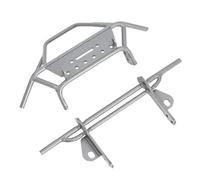 VVHKMSIL Remplacement de Barre de Taureau de Soudure à la Main de Pare-Chocs Avant et arrière Compatible avec VS4-10 Titane Ultra Dur Compatible avec 1/10 RC Chenille Vanquish(Front Rear)