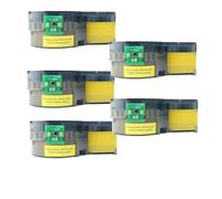 VVHKMSIL Remplacement du Ruban d'étiquettes à Puce Compatible avec la Cartouche de Ruban M21-750-427 Compatible avec Les Fournitures d'imprimante M210 M211 M210-LAB(5 Pcs)