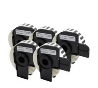 VVHKMSIL Rouleaux d'étiquettes Thermiques 29 mm x 30,48 m DK-22210 continu DK22210 DK 22210 compatibles avec l'imprimante QL(5 Pcs)