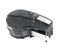 VVHKMSIL Ruban d'étiquette Blanc Noir Compatible avec Les modèles d'imprimante d'étiquette M21 375 595 WT Compatible avec Le numéro de pièce M21-375-595(1 pcs)