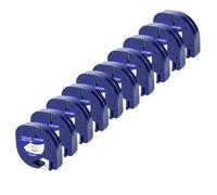VVHKMSIL Tape LT 12 mm Compatible avec l'imprimante LT100H Label Fonctionne avec Le 91201 91331 91221 12267 91202 91200 Tapes d'étiquette 10pk(Black on Clear)