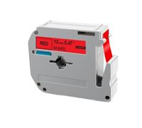 VVHKMSIL Tapes d'étiquette de 12 mm compatibles avec Les modèles MK Maker Maker MK-131 MK-221 MK-231 M-K231 MK231 MK-431 MK-621 MK-631(Black on Red)