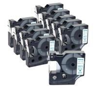 VVHKMSIL Tapis d'étiquette Compatible 10pcs D1 45013 40913 43613 45010 45108 45023 45024 12 mm Compatible avec LabelManager 160 280 210D(Blue on White)