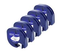 VVHKMSIL Tapis LT 10pcs 12 mm - Fonctionne avec 91221/91331/91200 & amp; LT-100H(Black on Clear)