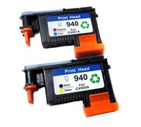 VVHKMSIL Tête d'impression rénovée Compatible avec 940 Head d'imprimante C4900A C4901A Compatible avec OfficeJet Pro 8000 8500W(1 Set)