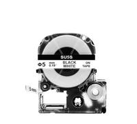 VVHKMSIL Tube de rétrécissement Thermique de la série 1pc SU (SU5S / SU5Y / SU3W / SU3Y / SU11S / SU11Y) Compatible avec LK-4WBA5 / LK-4YBA5 & amp; Makers de Label LW-300/400(5mm White)