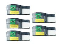 VVHKMSIL Version en Nylon Cartridge en Tissu M21-750-499 Compatible avec Les modèles d'imprimante d'étiquette M210 M211 Compatible avec Le numéro de pièce M21-750-499(5 Pcs)