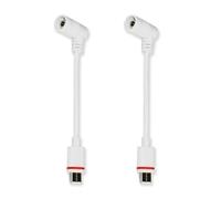 VVHOOY Lot de 2 adaptateurs baril vers USB-C pour caméras USB-C et panneaux solaires à prise baril, adaptateur baril compatible avec panneau solaire Ring pour Stick Up Cam Pro et Spotlight Cam Pro