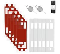 VVHOOY Lot de 5 rubans adhésifs pour sonnette compatibles avec la caméra vidéo intelligente TP-Link Tapo D210/D225, support autocollant, ruban adhésif double, montage de sonnette sans perçage