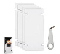 VVHOOY Lot de 5 supports de sonnette double face sans perçage compatibles avec la sonnette vidéo Ring Battery (version 2024), support de montage de sonnette adhésif puissant pour maisons, appartements