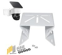 VVHOOY Support d'angle mural en métal pour caméra PTZ, support d'angle de montage en métal compatible avec Eufy SoloCam S340/E30/S330/E42, adaptateur de caméra de surveillance CCTV (petite taille)