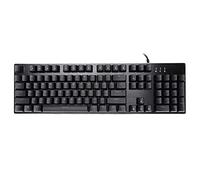 VVHUDA Clavier de Jeu mécanique, K550 104key Clavier de Jeu mécanique Effet RVB Interface USB Clavier mécanique Accessoires informatiques pour PC Ordinateur Portable Small Gift