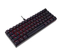 VVHUDA Clavier Filaire à 61 Touches, Clavier de Jeu mécanique à rétroéclairage RVB étanche à la poussière USB2.0 Small Gift